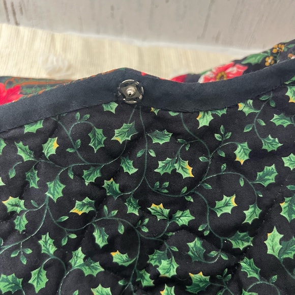 Christmas tree skirt reversible handmade holiday decor - Picture 5 of 6